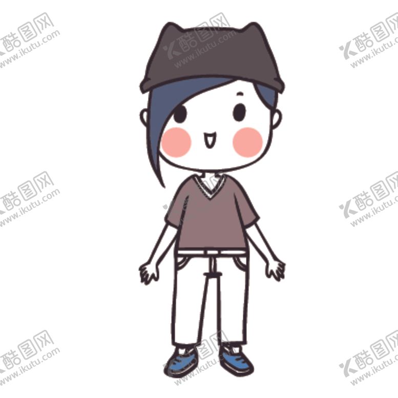 编号：39287210031731068382【酷图网】源文件下载-可爱人物形象插画