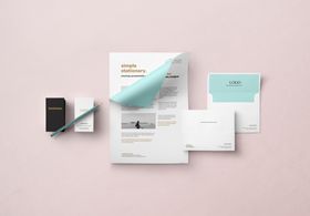 企业vi样机 logo样机 