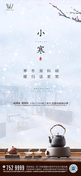 小寒节气海报