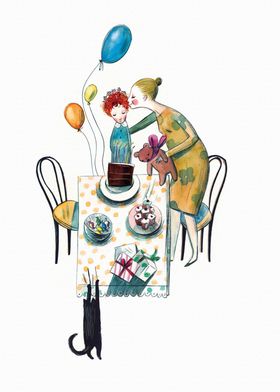 现代简约小清新餐厅素雅装饰画