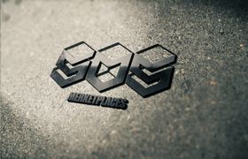 大理石银色纹理展示样机