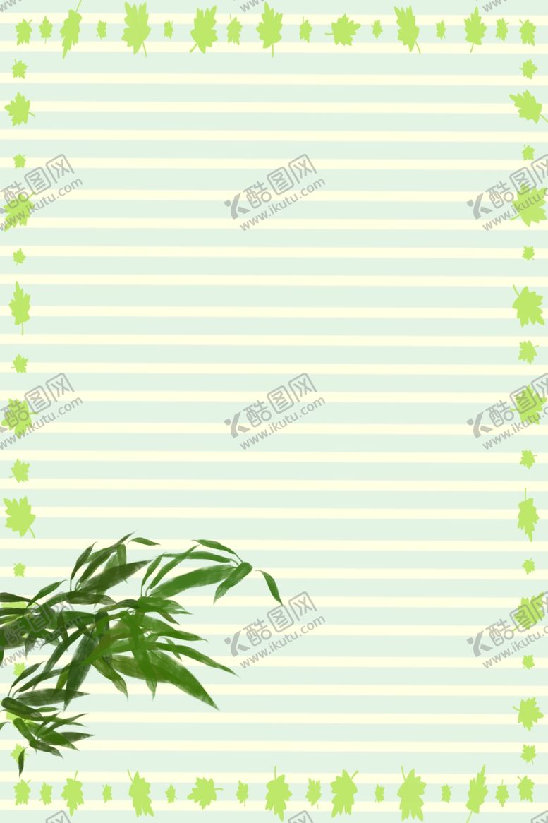 编号：44995804170143184528【酷图网】源文件下载-森系植物清新背景