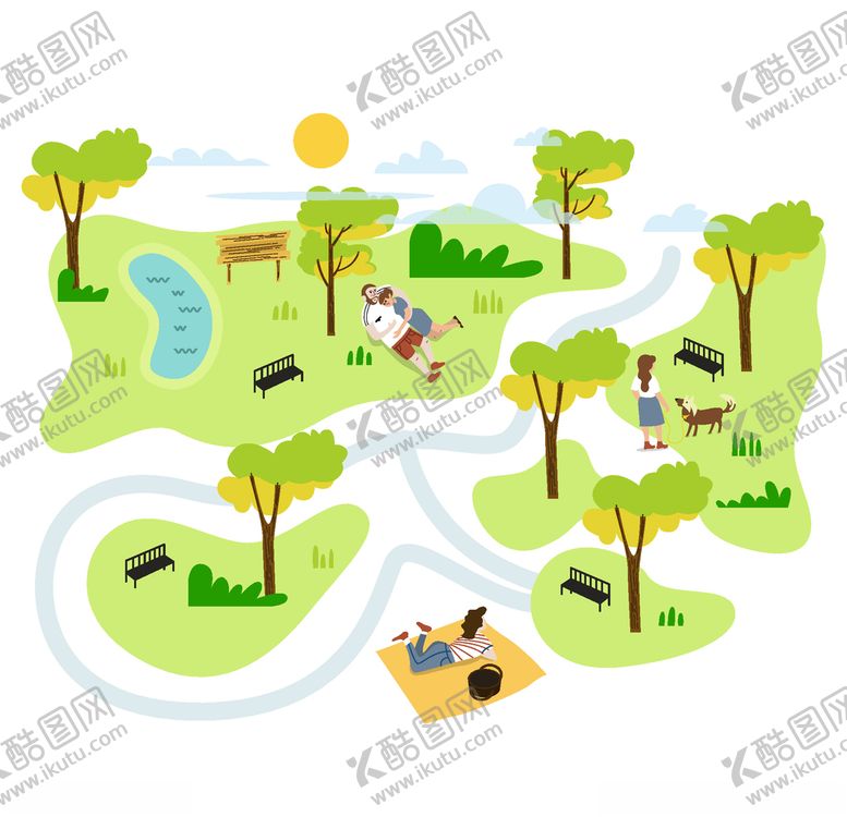 编号：63029105050646332696【酷图网】源文件下载-公园活动