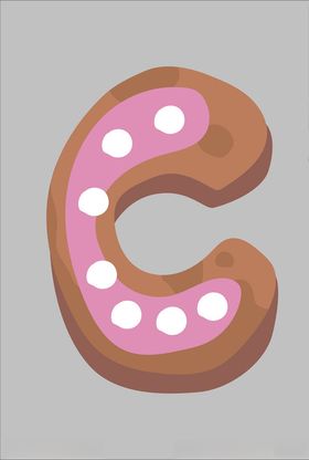 饼干字母