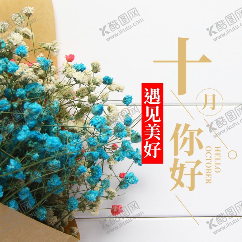编号：98144210020337068440【酷图网】源文件下载-十月你好
