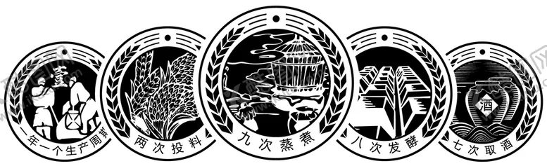 编号：18369409150308017619【酷图网】源文件下载-白酒酿酒图