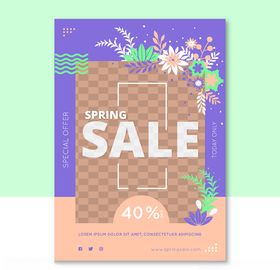 春季促销海报