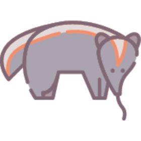 简笔动物矢量插画