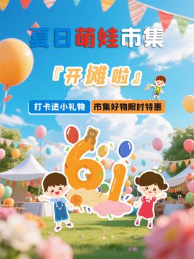 六一儿童节欢乐场景