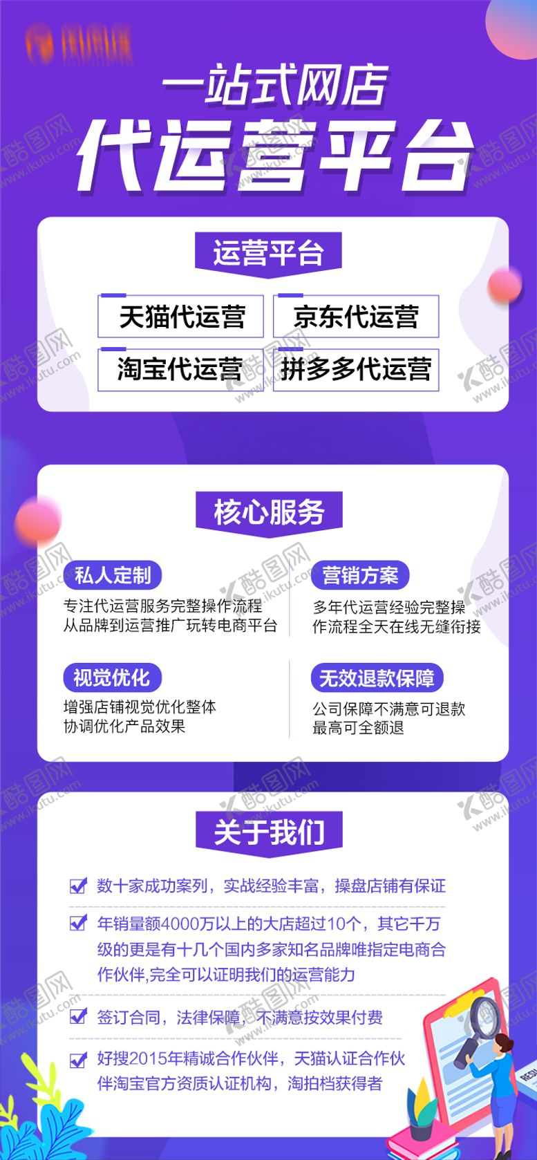 编号：74949703031328152513【酷图网】源文件下载-代运营平台海报