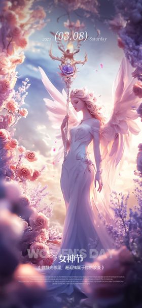 妇女节酒吧海报