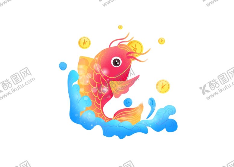 编号：68590607070546044198【酷图网】源文件下载-鼠年锦鲤