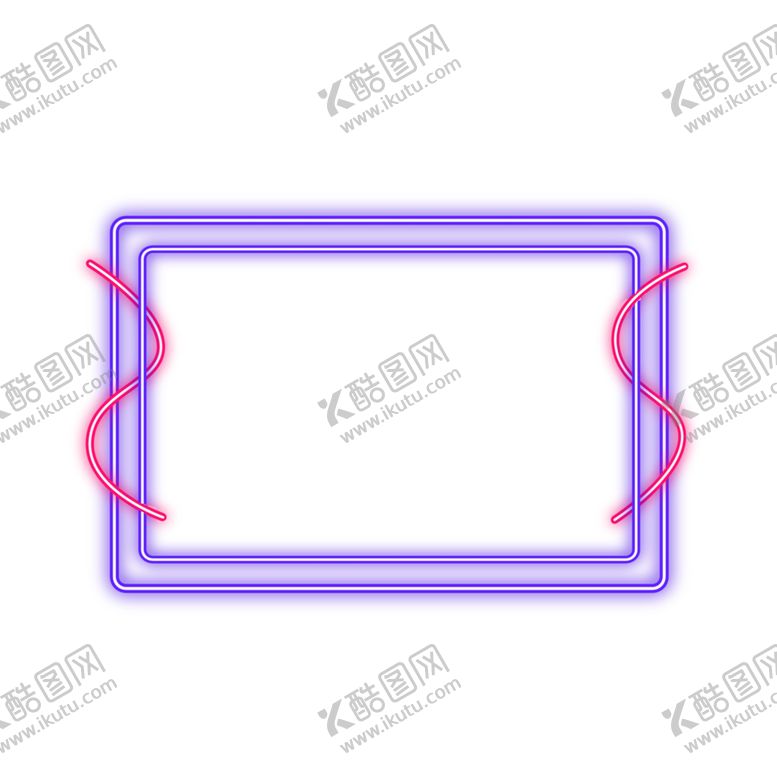 编号：54768009202213167370【酷图网】源文件下载-卡通边框霓虹框