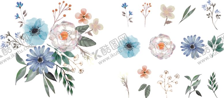 编号：69568110291524547060【酷图网】源文件下载-手绘花草背景图片