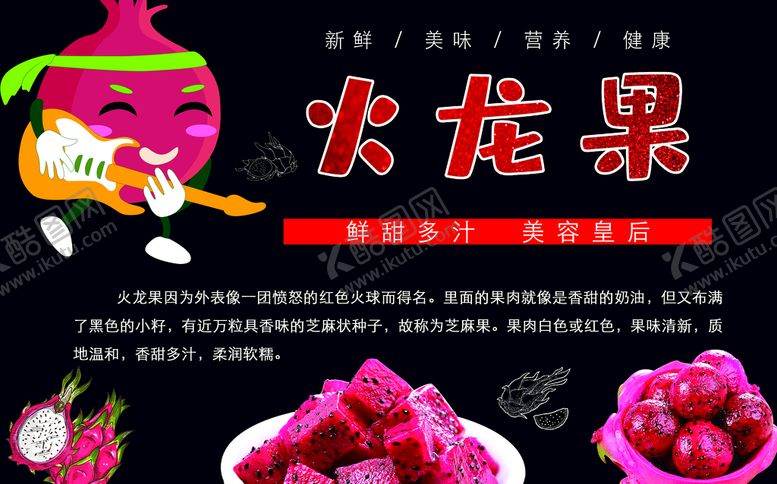 编号：06938209191959251026【酷图网】源文件下载-火龙果小黑板