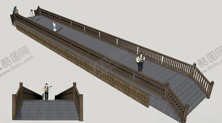 编号：11889210122249194142【酷图网】源文件下载-现代景观桥