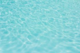 蓝色水珠水滴水流体冲击飞溅特效