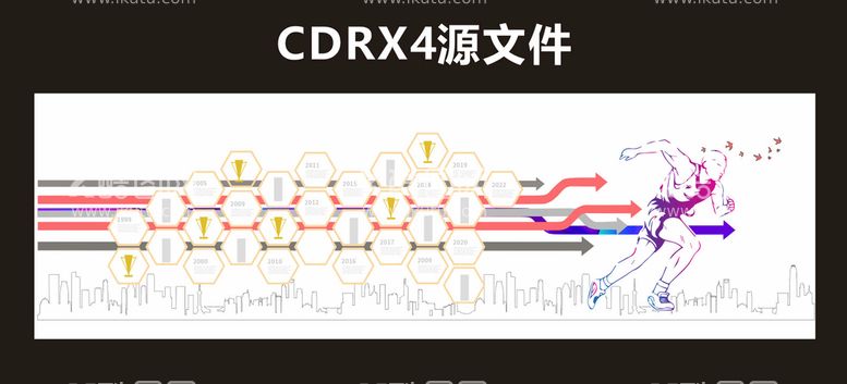 编号：49854612210204265772【酷图网】源文件下载-荣誉墙 发展历程