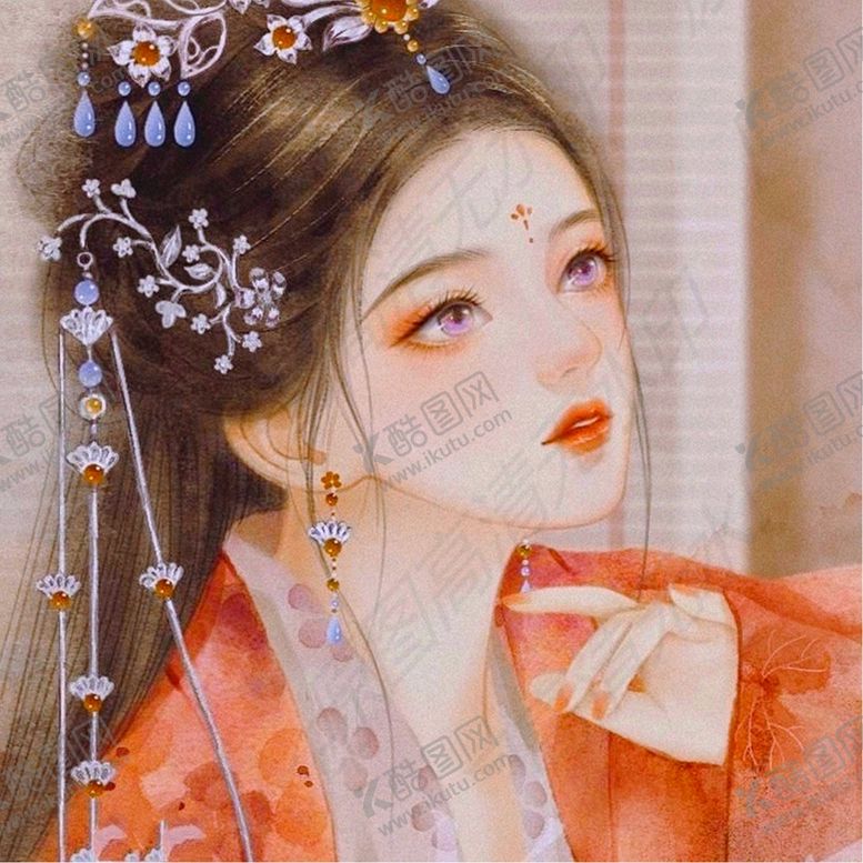 编号：31860205040556554655【酷图网】源文件下载-古风可爱姑娘