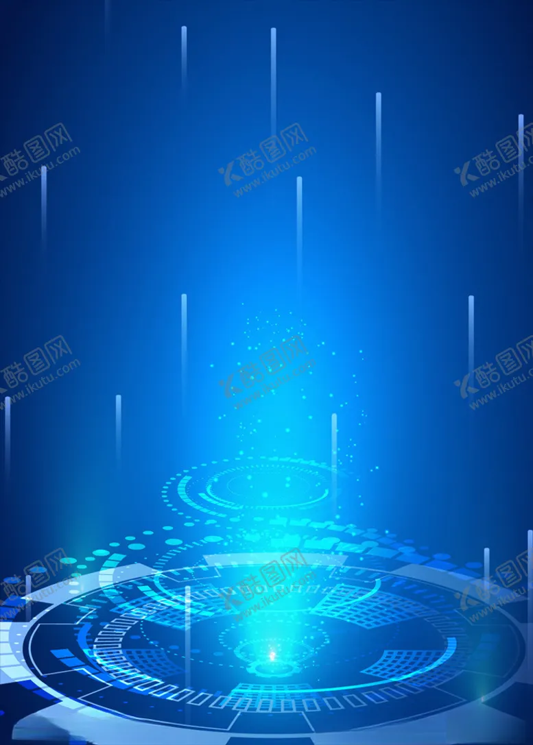 编号：88394606281159513438【酷图网】源文件下载-蓝色科技背景