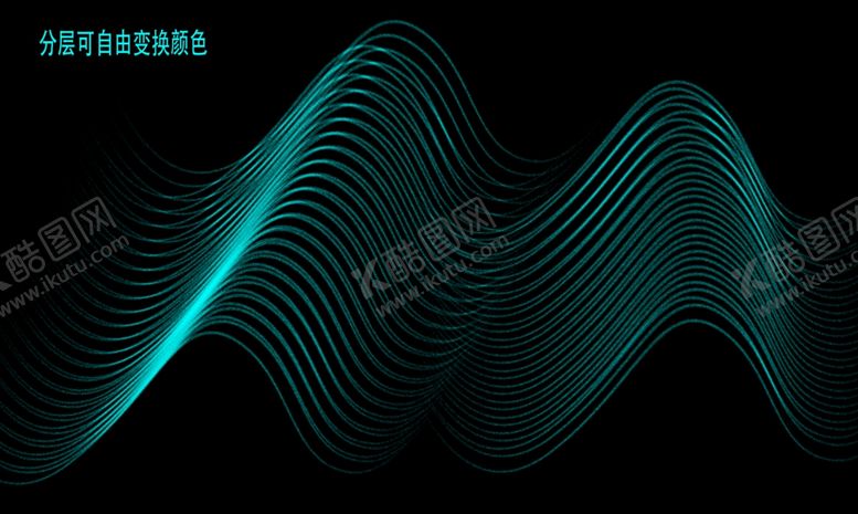 编号：84318012041426311867【酷图网】源文件下载-动感科技飘逸线条