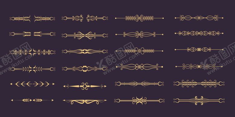 编号：31561707041901114703【酷图网】源文件下载-花纹装饰元素