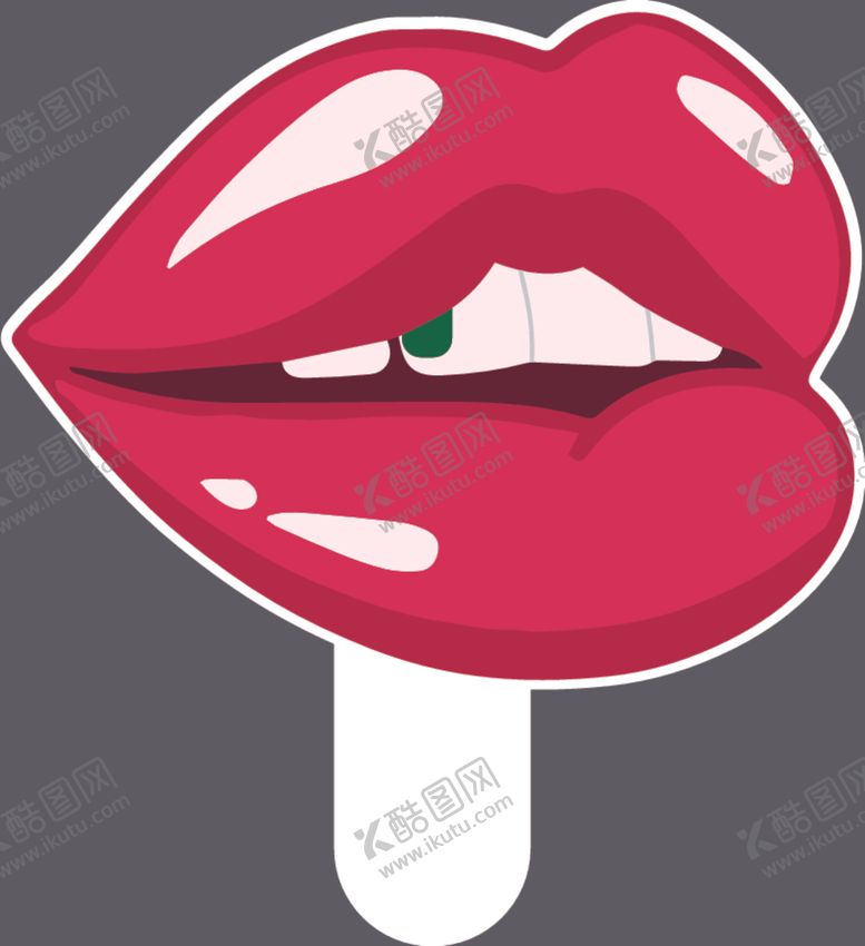 编号：76551509211307179073【酷图网】源文件下载-嘴唇唇唇印嘴口红设计