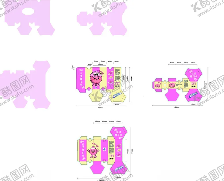 编号：43318604171730114009【酷图网】源文件下载-可爱卡通造型饼干模具