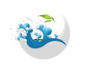 水花滴素材护肤品海报浪背景珠