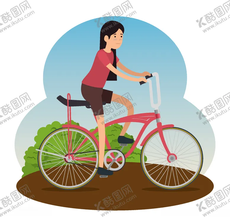 编号：94766805150334338300【酷图网】源文件下载-骑自行车
