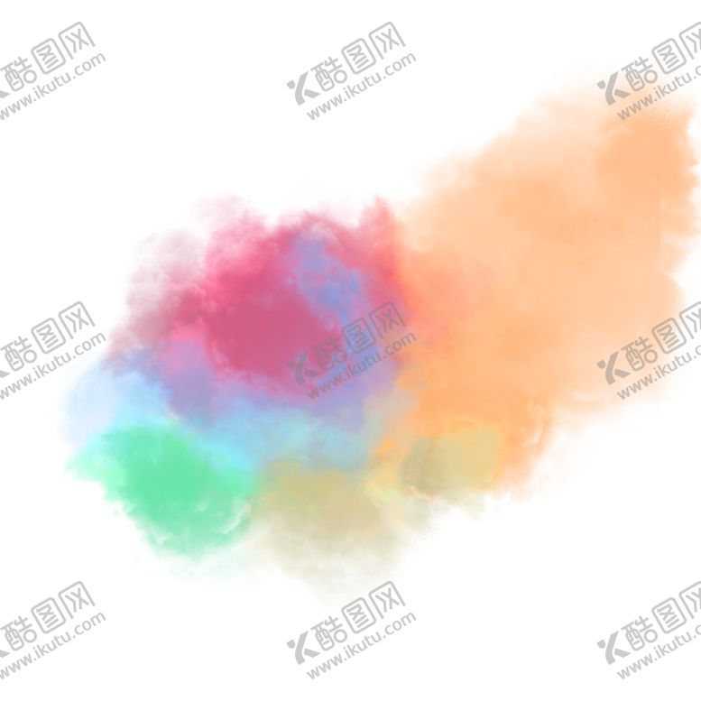 编号：84132909221118058254【酷图网】源文件下载-彩色烟雾免扣图案