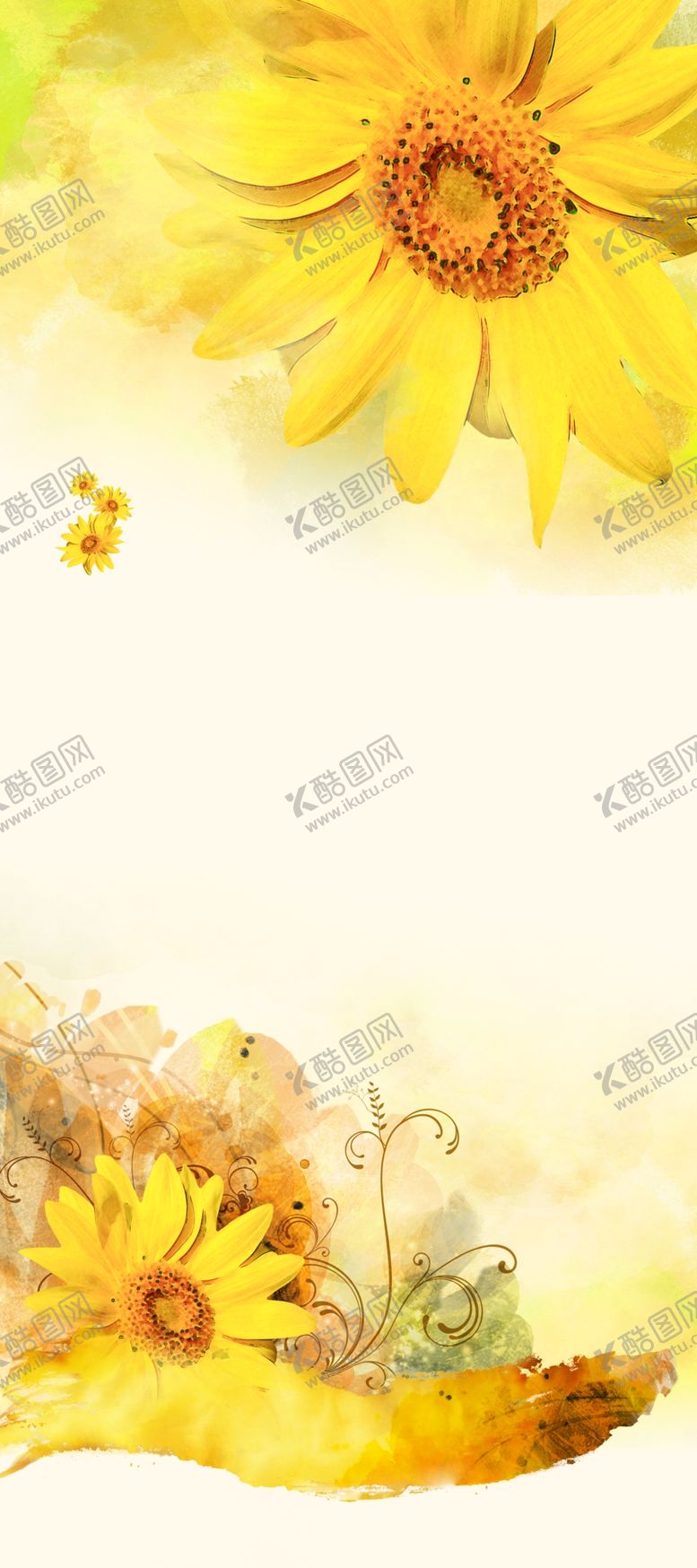 编号：39112909242208583081【酷图网】源文件下载-向日葵背景