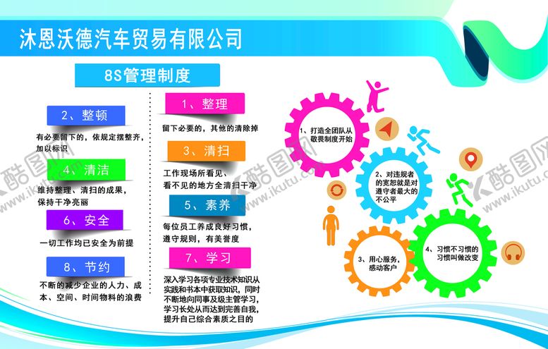 编号：25341609261711547854【酷图网】源文件下载-公司8s管理制度