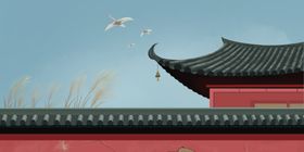 国潮复古古风国风海报素材