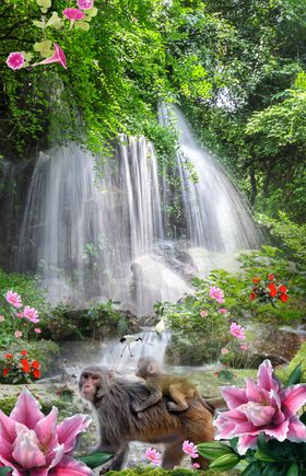 山水风景图