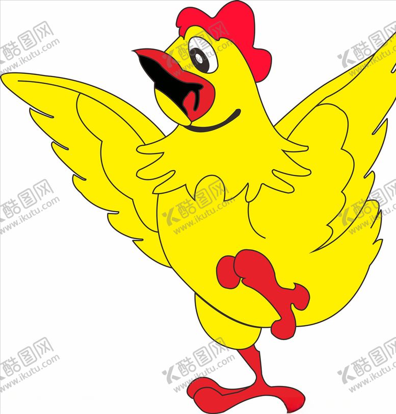 编号：95899109222207396386【酷图网】源文件下载-卡通鸡