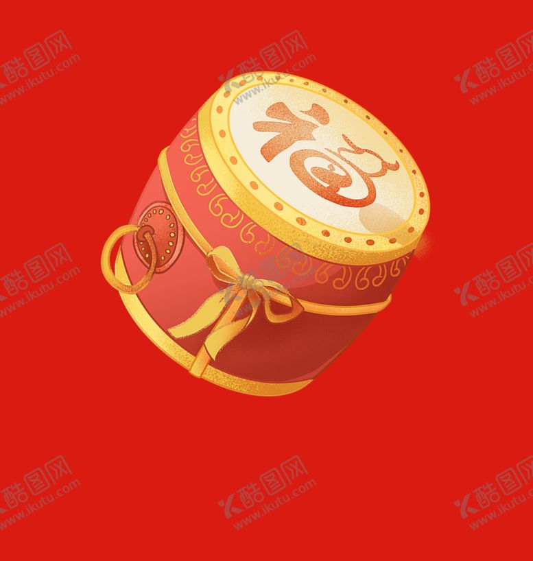 编号：39469302070052088318【酷图网】源文件下载-手绘花鼓大鼓