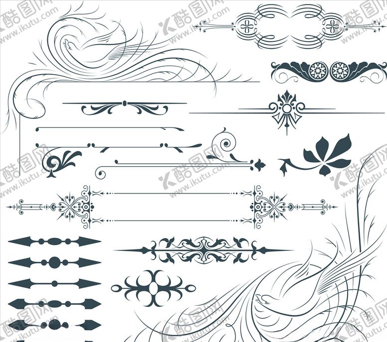 编号：87952210130254564707【酷图网】源文件下载-欧式分割线花纹