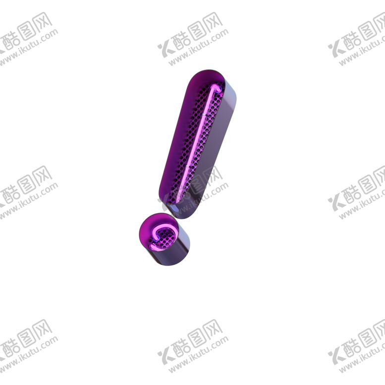 编号：21374705032247532244【酷图网】源文件下载-高清立体紫色霓虹灯字母元素