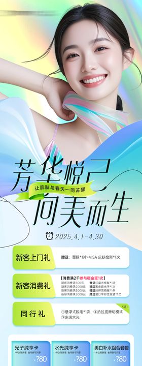 医美项目政策活动价格长图