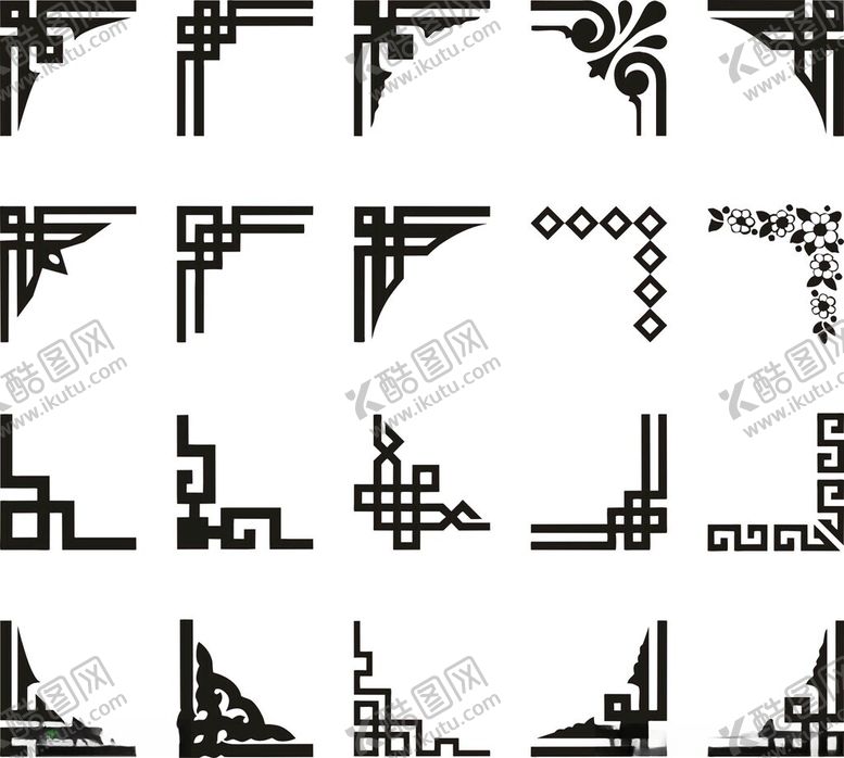 编号：42320002211459337331【酷图网】源文件下载-矢量边角花