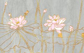 电视背景墙花卉现代玫瑰花布花藤