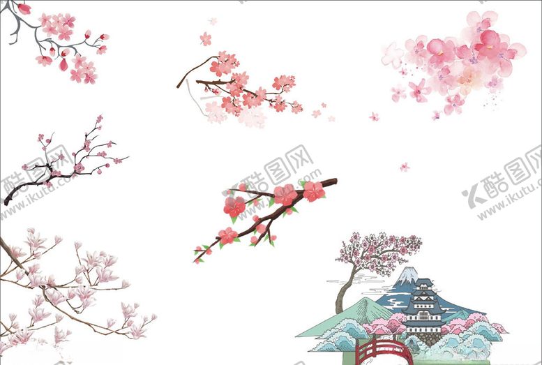 编号：91952409290412205113【酷图网】源文件下载-樱花桃花