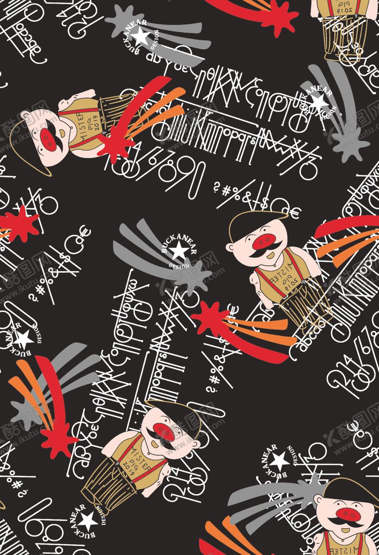 编号：48372110111749115643【酷图网】源文件下载-潮牌图案