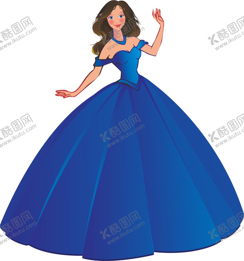 编号：87227407031807135459【酷图网】源文件下载-蓝色卷发女孩子