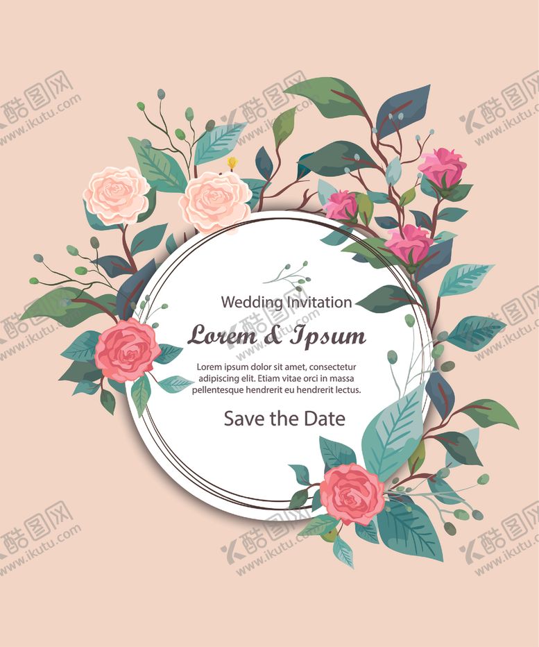 编号：41114409111002217066【酷图网】源文件下载-植物花环