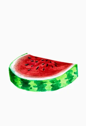 手绘水果蔬菜 