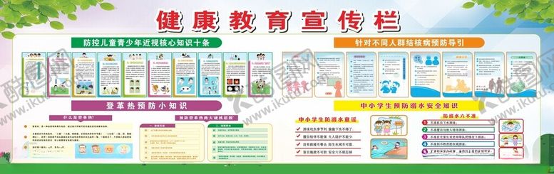 编号：25222311220156239035【酷图网】源文件下载-健康教育宣传展板