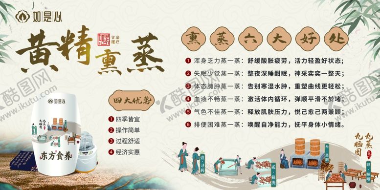 编号：30701601191410536343【酷图网】源文件下载-黄精熏蒸