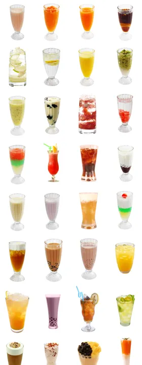 奶茶果汁抠图大图图片PNG